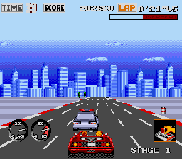 Turbo OutRun screenshot 3 for Sega Mega Drive